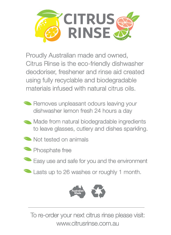 Citrus Rinse Monthly Subscription